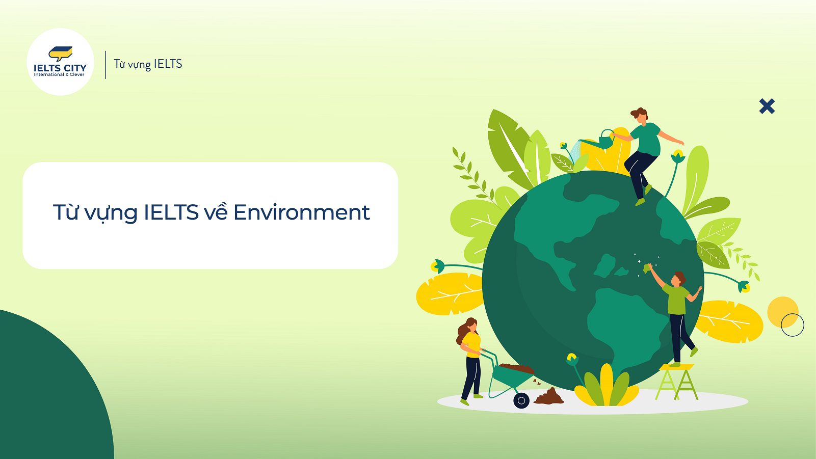 Từ vựng IELTS về Environment