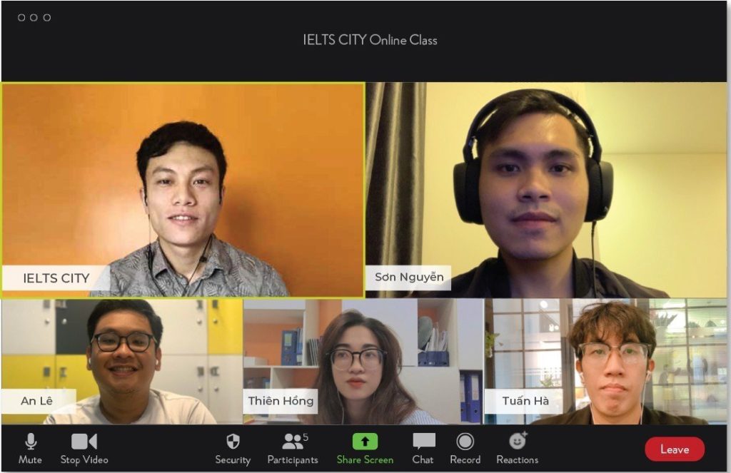 Khóa học IELTS Online tại IELTS CITY
