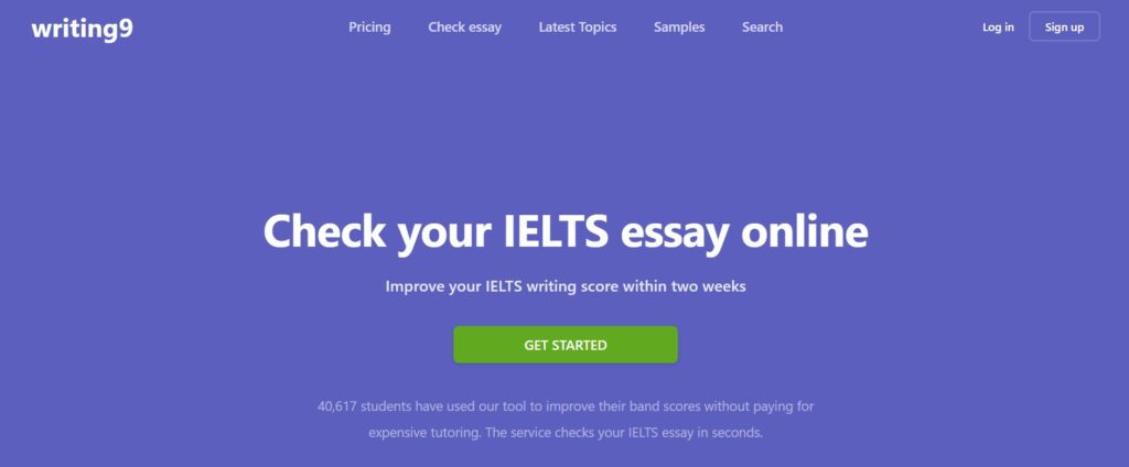 Trang Web học IELTS online miễn phí - Writing9