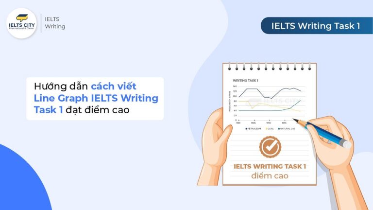 Hướng dẫn cách viết IELTS Writing Task 1 dạng Line Graph