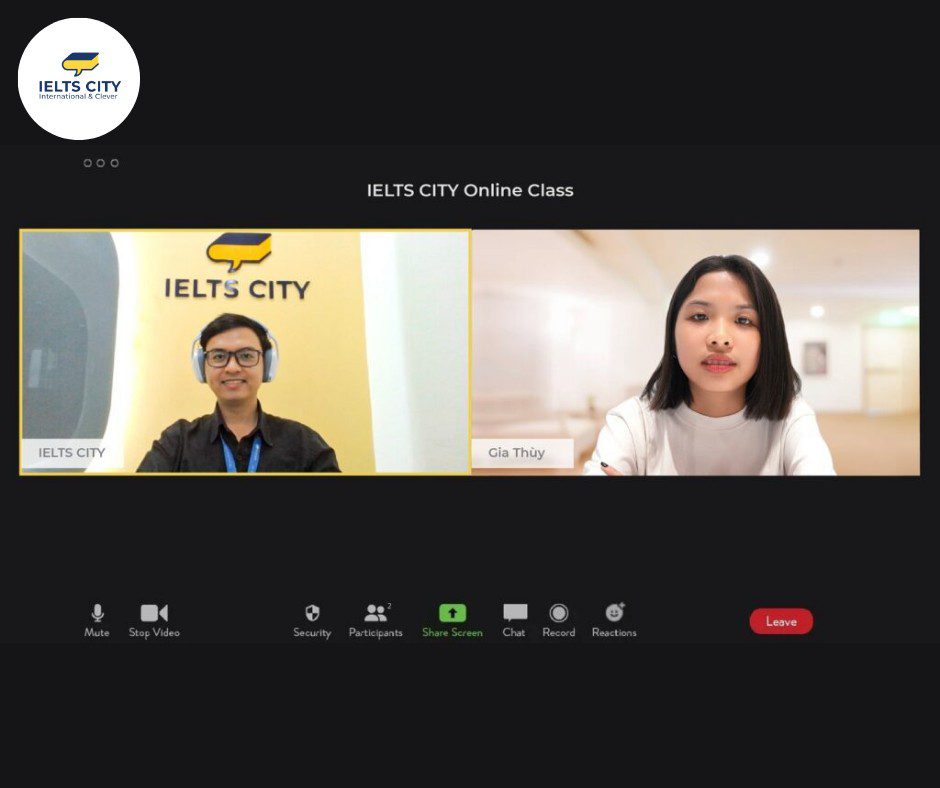 Lớp học IELTS online cùng thầy Nhân