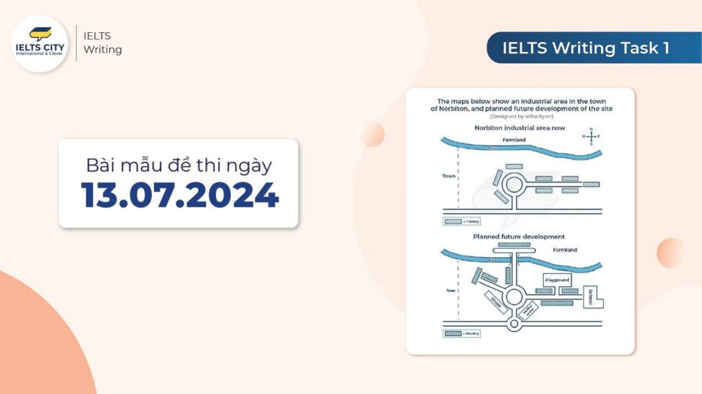 Bài mẫu đề thi IELTS Writing Task 1 ngày 13.07.2024