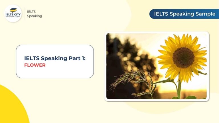 Flower - IELTS Speaking Part 1