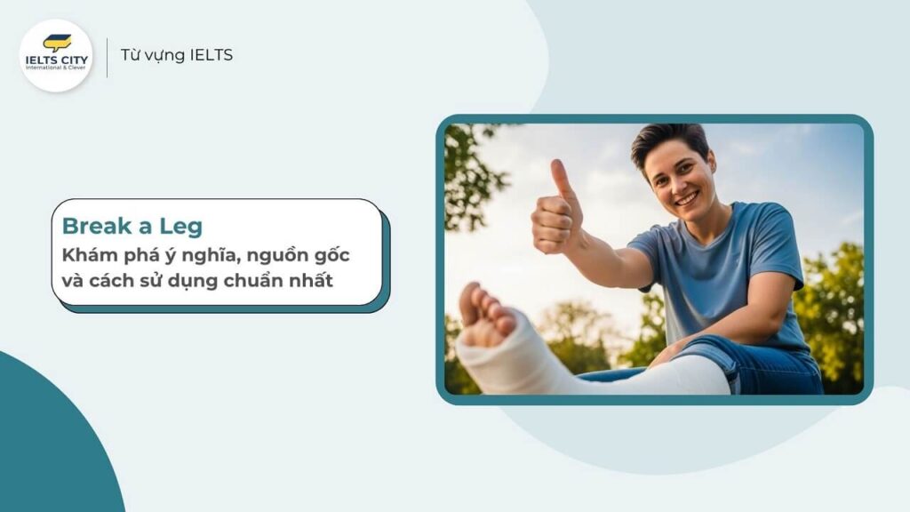 Idiom Break a Leg: Khám phá ý nghĩa, nguồn gốc và cách sử dụng chuẩn nhất