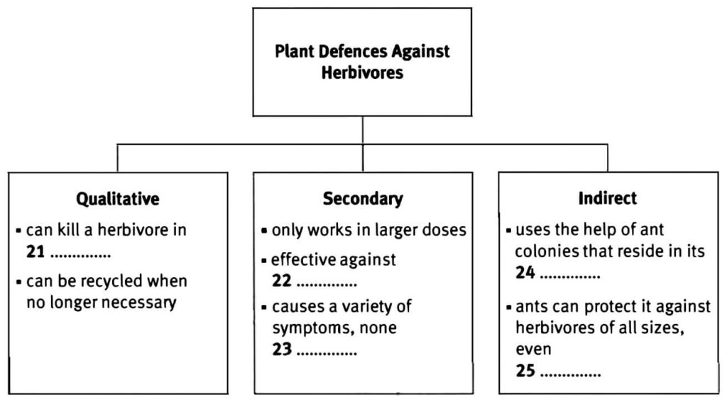 Plant Wars - IELTS Reading Diagram